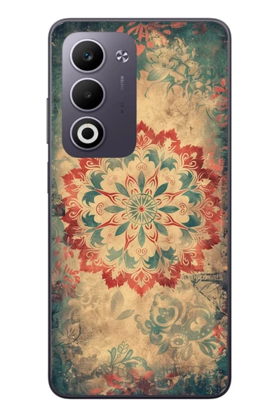 Le Balvo Oppo A5 4G Uyumlu Ebru Çizgisel Baskılı Silikon Kılıf ürün görseli 1