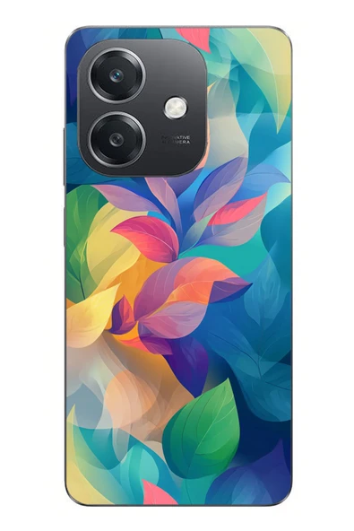 Le Balvo Oppo A3 Uyumlu Yumuşak Dalgalı Baskılı Silikon Kılıf ürün görseli 1