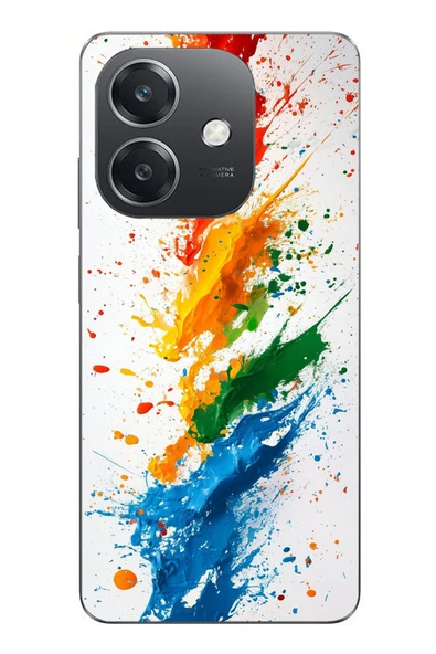 Le Balvo Oppo A3 Uyumlu Renk Skalası Baskılı Silikon Kılıf ürün görseli 1