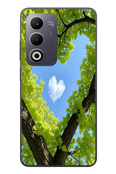 Le Balvo Oppo A5 4G Uyumlu Kalpli Ağaç Baskılı Silikon Kılıf ürün görseli 1