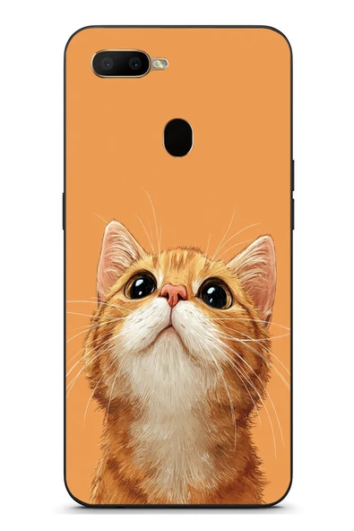 Le Balvo Oppo A5S Uyumlu Masum Kedi Baskılı Silikon Kılıf ürün görseli 1