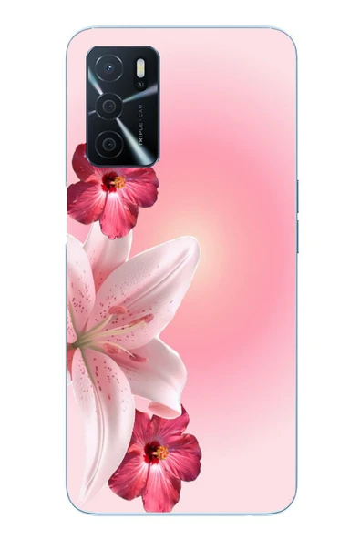 Le Balvo Oppo A16 Uyumlu Tematik Çiçek Baskılı Silikon Kılıf ürün görseli 1