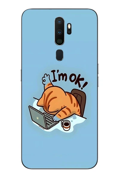 Le Balvo Oppo A5 2020 Uyumlu l'M Ok Baskılı Silikon Kılıf ürün görseli 1
