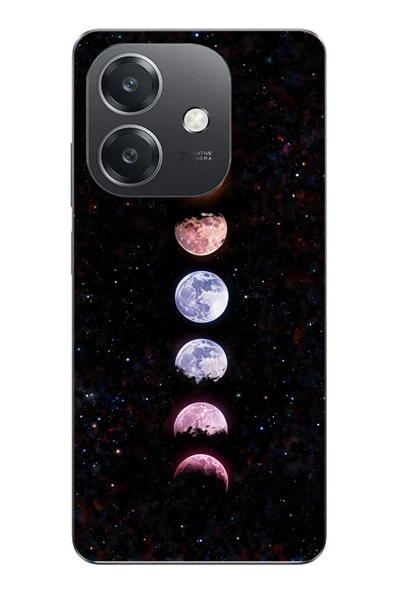 Le Balvo Oppo A3 Uyumlu Tüm Gezegenler Baskılı Silikon Kılıf ürün görseli 1