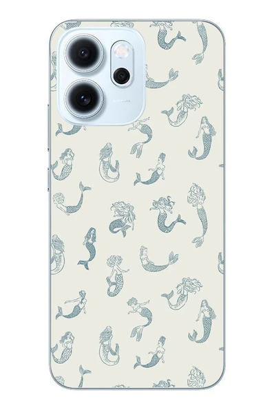 Le Balvo Oppo Reno 14F Uyumlu Deniz Kızları Baskılı Silikon Kılıf ürün görseli 1