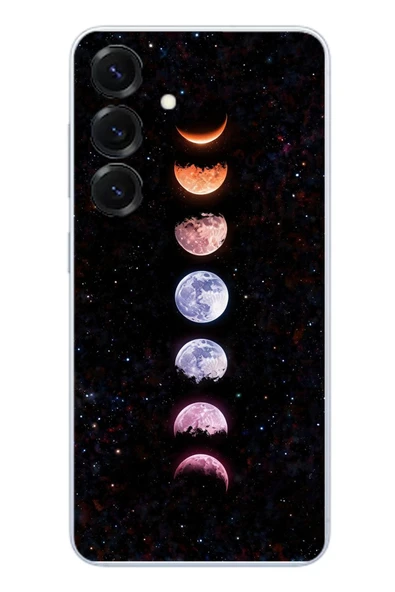 Le Balvo Samsung Galaxy S25 Uyumlu Tüm Gezegenler Baskılı Silikon Kılıf ürün görseli 1