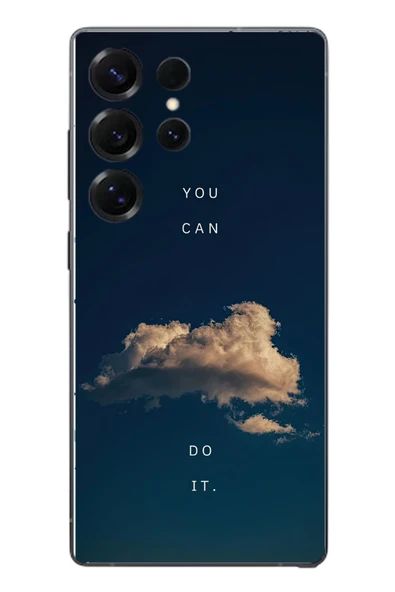 Le Balvo Samsung Galaxy S25 Ultra Uyumlu You Can Do İt Baskılı Silikon Kılıf ürün görseli 1