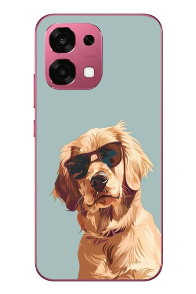Le Balvo Oppo A6 PRO Uyumlu Karizmatik Köpek Baskılı Silikon Kılıf ürün görseli 1
