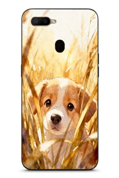 Le Balvo Oppo A5S Uyumlu Golden Köpek Baskılı Silikon Kılıf ürün görseli 1