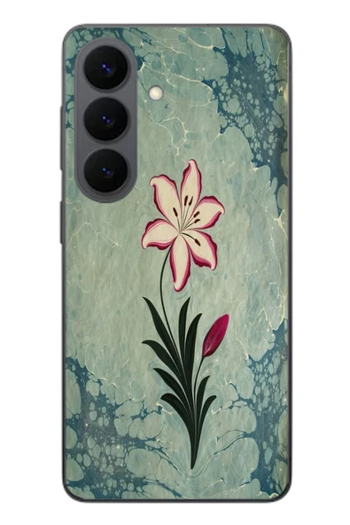 Le Balvo Samsung Galaxy S26 Uyumlu Çiçek Deseni Baskılı Silikon Kılıf ürün görseli 1