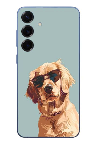 Le Balvo Samsung Galaxy S25 Plus Uyumlu Karizmatik Köpek Baskılı Silikon Kılıf ürün görseli 1