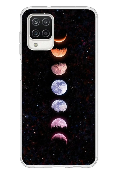 Le Balvo Samsung Galaxy A12 Uyumlu Tüm Gezegenler Baskılı Silikon Kılıf ürün görseli 1