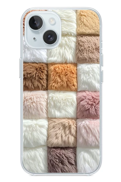 Le Balvo İphone 15 Uyumlu Pofuduk Desenler Baskılı Silikon Kılıf ürün görseli 1