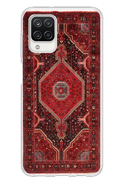 Le Balvo Samsung Galaxy A12 Uyumlu Anadolu Halısı Baskılı Silikon Kılıf ürün görseli 1