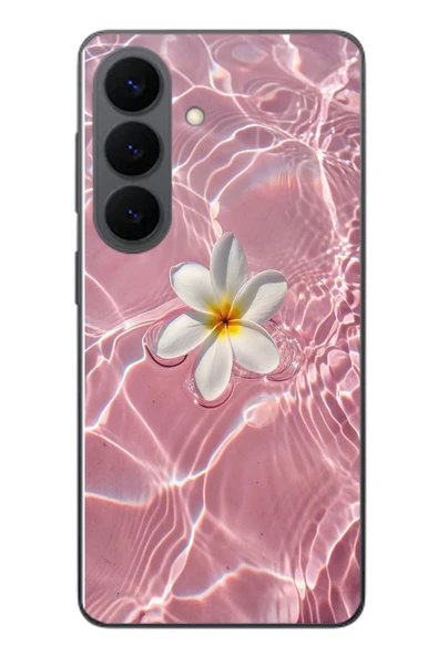 Le Balvo Samsung Galaxy S26 Uyumlu Dalgalı Papatya Baskılı Silikon Kılıf ürün görseli 1