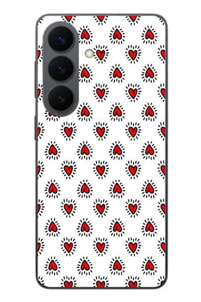 Le Balvo Samsung Galaxy S26 Uyumlu Kalp Çizgisi Baskılı Silikon Kılıf ürün görseli 1