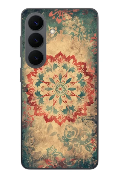 Le Balvo Samsung Galaxy S26 Uyumlu Ebru Çizgisel Baskılı Silikon Kılıf ürün görseli 1