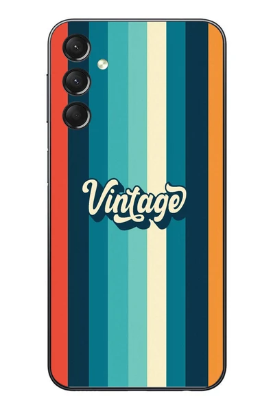 Le Balvo Samsung Galaxy A24 Uyumlu Vintage Baskılı Silikon Kılıf ürün görseli 1