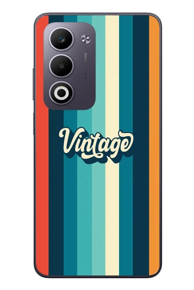 Le Balvo Oppo A5 4G Uyumlu Vintage Baskılı Silikon Kılıf ürün görseli 1