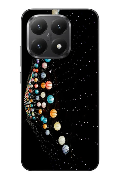 Le Balvo Xiaomi Mi 15T Uyumlu Gezegenlerin Dansı Baskılı Silikon Kılıf ürün görseli 1