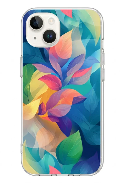 Le Balvo İphone 13/14 Uyumlu Yumuşak Dalgalı Baskılı Silikon Kılıf ürün görseli 1