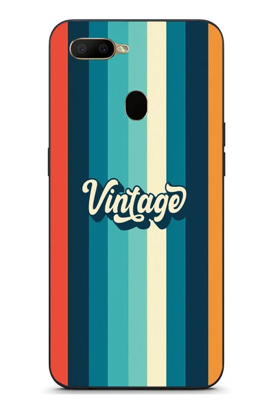 Le Balvo Oppo A5S Uyumlu Vintage Baskılı Silikon Kılıf ürün görseli 1