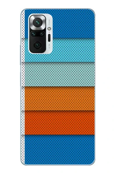 Le Balvo Redmi Note 10 Pro Uyumlu Renk Geçişi Baskılı Silikon Kılıf ürün görseli 1