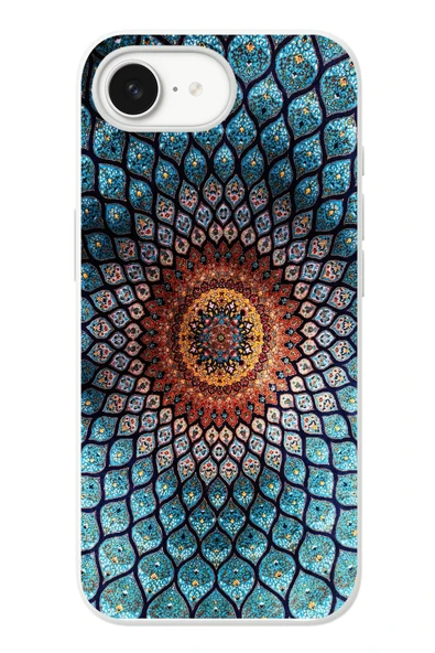 Le Balvo İphone 16e Uyumlu İran Dokuması Baskılı Silikon Kılıf ürün görseli 1