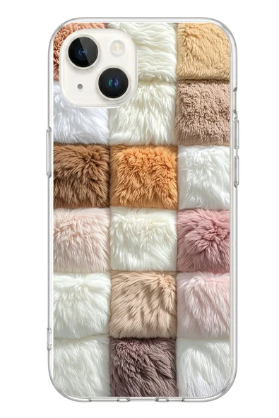 Le Balvo İphone 13/14 Uyumlu Pofuduk Desenler Baskılı Silikon Kılıf ürün görseli 1