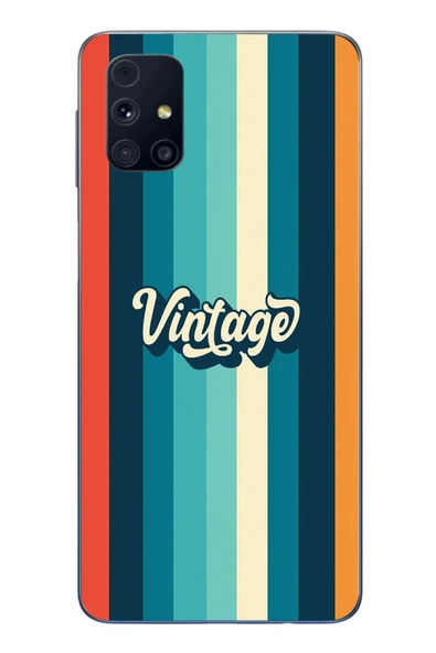 Le Balvo Samsung Galaxy M31s Uyumlu Vintage Baskılı Silikon Kılıf ürün görseli 1