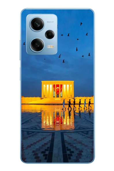 Le Balvo Redmi Note 12 Pro 5G Uyumlu Anıtkabir Baskılı Silikon Kılıf ürün görseli 1