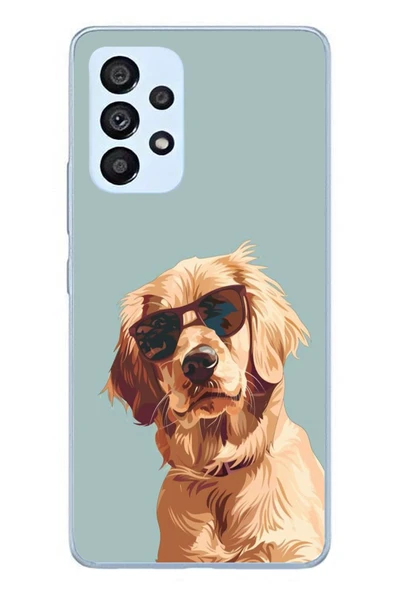 Le Balvo Samsung Galaxy A53 Uyumlu Karizmatik Köpek Baskılı Silikon Kılıf ürün görseli 1