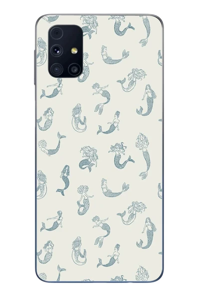 Le Balvo Samsung Galaxy M31s Uyumlu Deniz Kızları Baskılı Silikon Kılıf ürün görseli 1