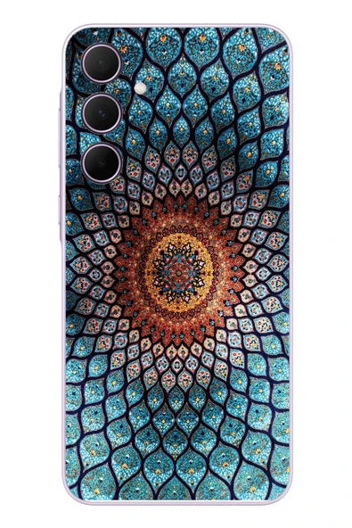 Le Balvo Samsung Galaxy A35 Uyumlu İran Dokuması Baskılı Silikon Kılıf ürün görseli 1