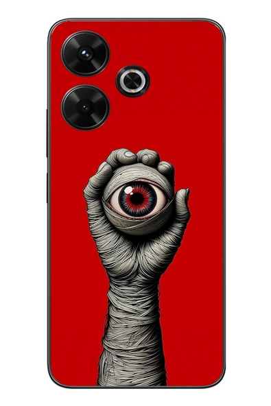 Le Balvo Redmi 13 Uyumlu Tek Göz Elde Baskılı Silikon Kılıf ürün görseli 1