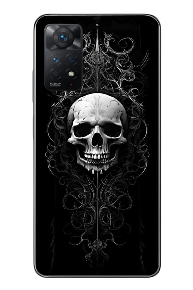 Le Balvo Redmi Note 11 Pro 4G Uyumlu Kuru Kafa Baskılı Silikon Kılıf ürün görseli 1