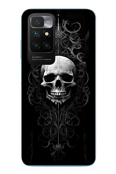 Le Balvo Redmi 10 2022 Uyumlu Kuru Kafa Baskılı Silikon Kılıf ürün görseli 1