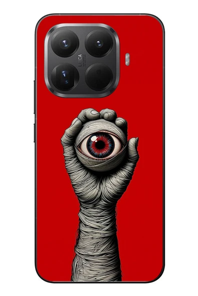 Le Balvo Xiaomi Mi 15T Pro Uyumlu Tek Göz Elde Baskılı Silikon Kılıf ürün görseli 1