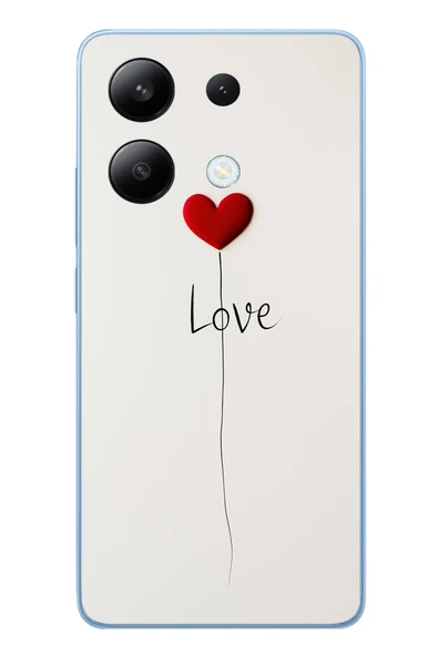 Le Balvo Redmi Note 13 4G Uyumlu Love Aşk Baskılı Silikon Kılıf ürün görseli 1