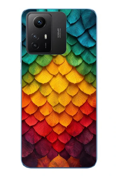 Le Balvo Redmi Note 12S Uyumlu Efsun Renk Demeti Baskılı Silikon Kılıf ürün görseli 1