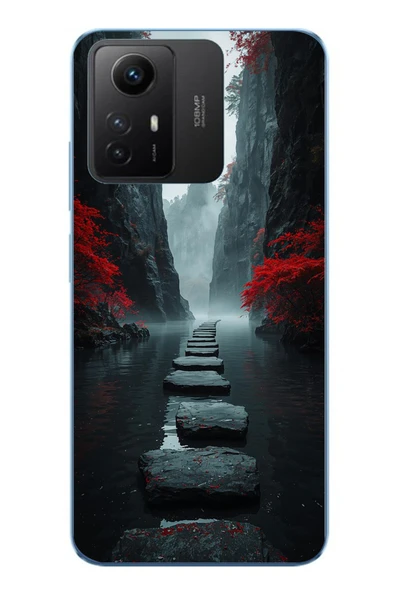 Le Balvo Redmi Note 12S Uyumlu Karanlık Yolu Baskılı Silikon Kılıf ürün görseli 1