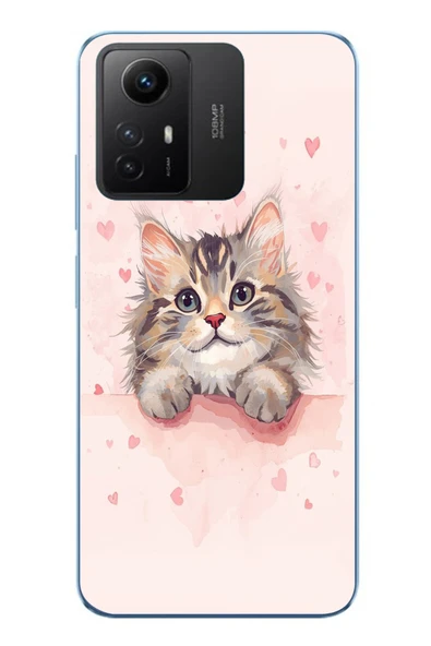 Le Balvo Redmi Note 12S Uyumlu Benim Kedim Baskılı Silikon Kılıf ürün görseli 1