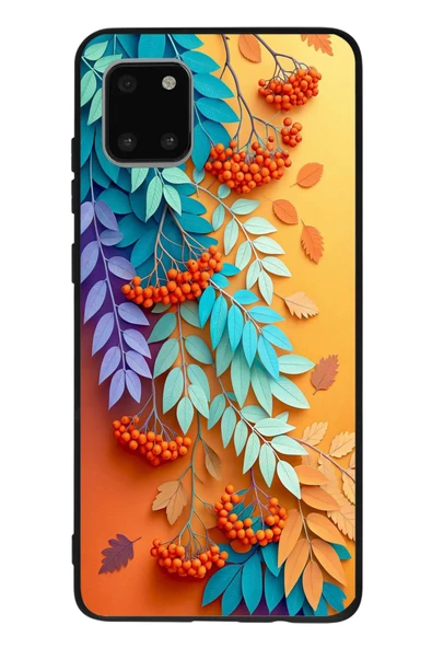 Le Balvo Samsung Galaxy Note 10 Lite Uyumlu Pastoral Çicekler Baskılı Silikon Kılıf ürün görseli 1