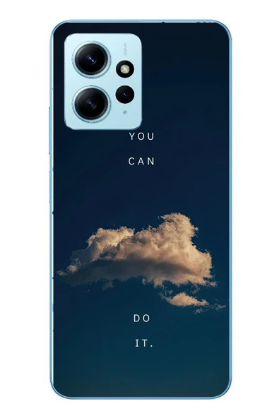 Le Balvo Redmi Note 12 4G Uyumlu You Can Do İt Baskılı Silikon Kılıf ürün görseli 1