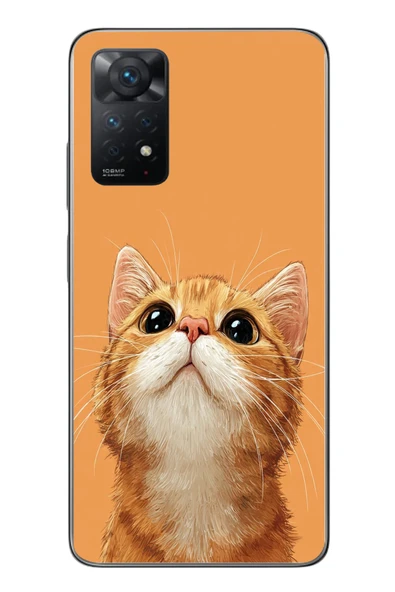 Le Balvo Redmi Note 11 Pro 4G Uyumlu Masum Kedi Baskılı Silikon Kılıf ürün görseli 1