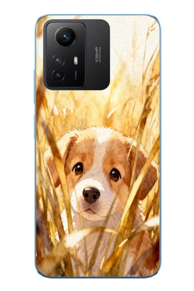 Le Balvo Redmi Note 12S Uyumlu Golden Köpek Baskılı Silikon Kılıf ürün görseli 1