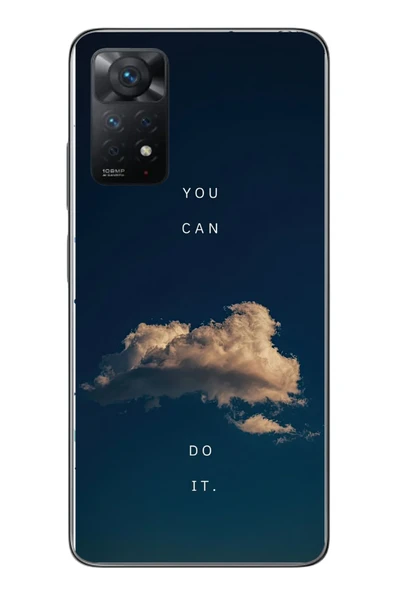 Le Balvo Redmi Note 11 Pro 4G Uyumlu You Can Do İt Baskılı Silikon Kılıf ürün görseli 1