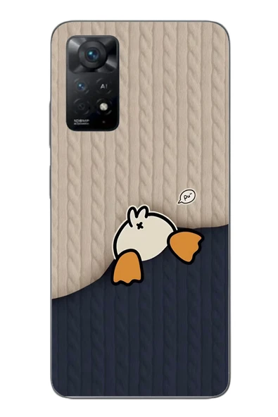 Le Balvo Redmi Note 11E Uyumlu Şaşkın Ördek Baskılı Silikon Kılıf ürün görseli 1
