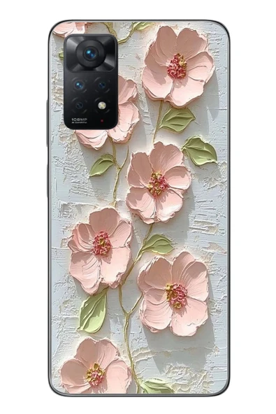 Le Balvo Redmi Note 11 Pro 4G Uyumlu Gül Kurusu Baskılı Silikon Kılıf ürün görseli 1