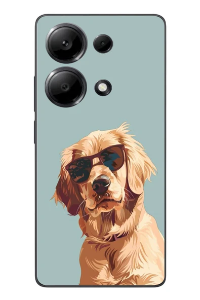 Le Balvo Redmi Note 13 Pro 4G Uyumlu Karizmatik Köpek Baskılı Silikon Kılıf ürün görseli 1